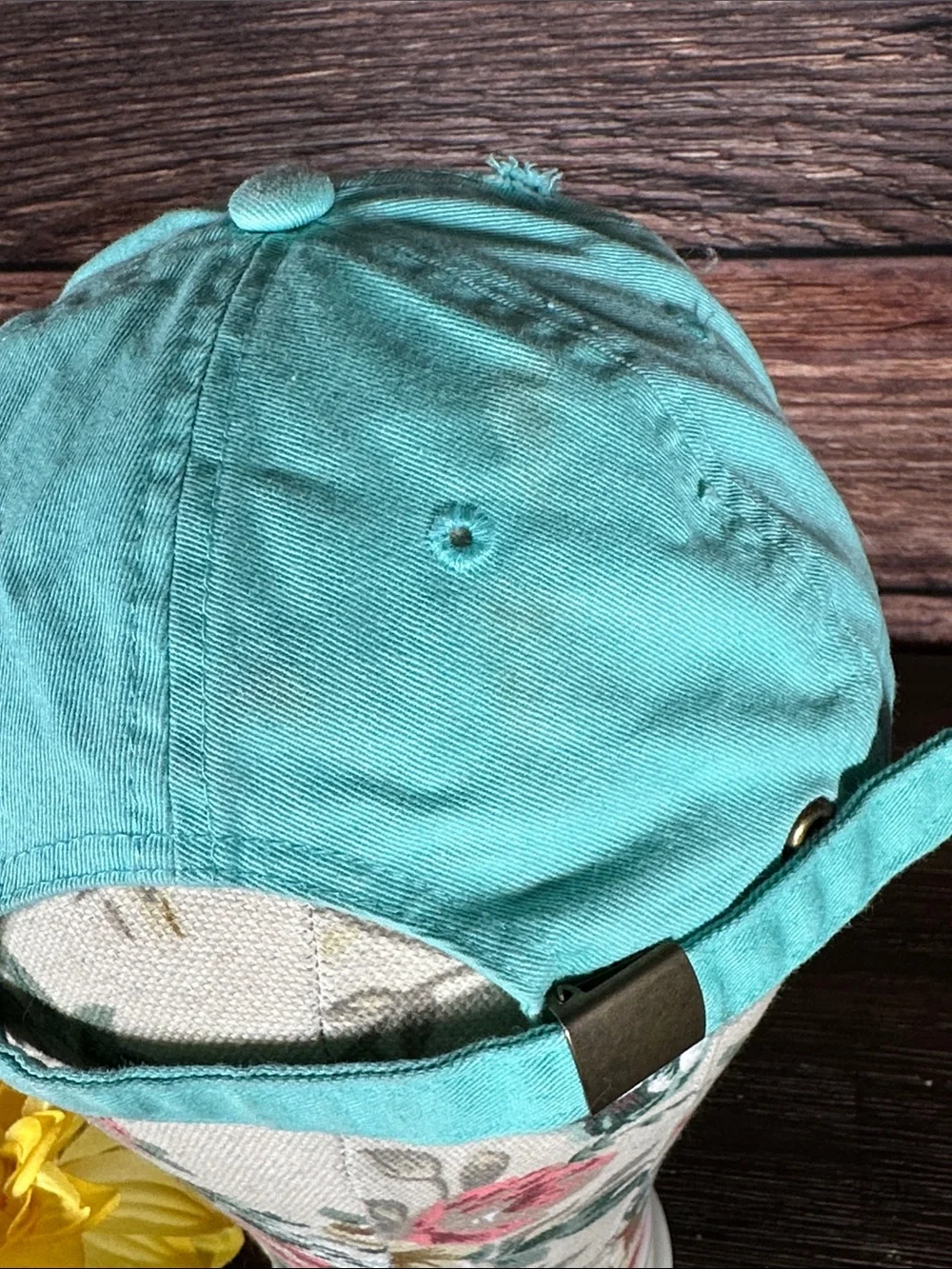 MV Dad Hats Turquoise 'Future Billionaire' Distressed Baseball Cap